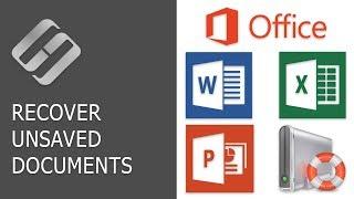  How to Recover an Unsaved or Lost Word, Excel Document or PowerPoint Presentation in 2021 ️