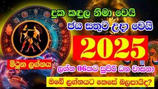 2025 Lagna palapala | Mithuna Lagnaya | 2025 Horoscope | 2025 Panchanga Litha | 2025 calendar