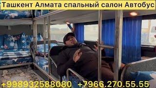 Узбекистан Алмата автобус спальный салон #ташкент #москва #автобус #2024 #москва #ташкент #автобус ￼