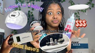 Beginner’s nail tech must haves!! | starters Kit + affordable $ + what not to get & more!!