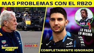 ️MAS PROBLEMAS para RED BULL con el RB20  QUE PASA con el DESARROLLO?  OCON IGNORADO en ALPINE 