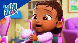 Baby Alive Official  Baby Tilly Tries Healthy Snacks!  Kids Videos 
