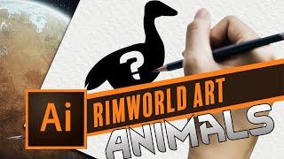 Drawing RimWorld art - Animals!