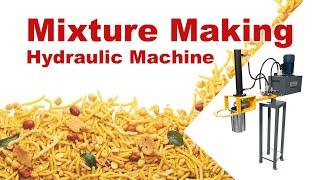 Mixture making machine  Hydraulic Mixture machine  Sev Machine  Namkeen machine Coimbatore