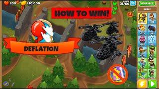 How to beat RAVINE - DEFLATION (NO MONKEY KNOWLEDGE) | BTD6