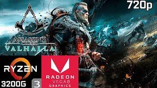 Assassin's Creed Valhalla - Ryzen 3 3200G Vega 8 & 16GB RAM