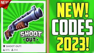 FUTURE CODES!! | *NEW* ROBLOX SHOOT OUT! CODES 2023!