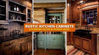 30+ Inspiring Rustic Kitchen Cabinets Ideas & Designs for 2021 