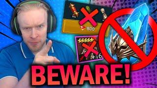 10 MISTAKES that NUKE YOUR ACCOUNT - Raid Shadow Legends Beginner Tips (2024)