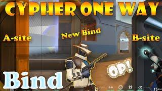 Valorant Best Cypher One Way Smokes On Bind | Cypher 1 Way Smokes Bind | cypher setups bind