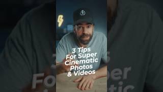 3 Lighting Tips for Super Cinematic Photos & Videos! 