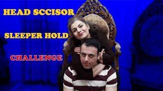 HEADSCCISOR VS SLEEPERHOLD CHALLENGE (Prenses Melike)