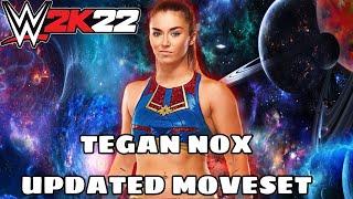 WWE 2K22 | Tegan Nox Updated Moveset