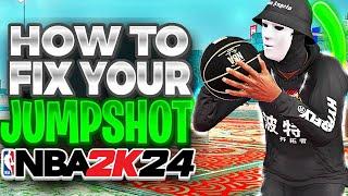 HOW TO FIX YOUR JUMPSHOT ON NBA 2K24 CURRENT GEN! BEST JUMPSHOTS & SHOOTING SECRETS ON NBA 2K24!