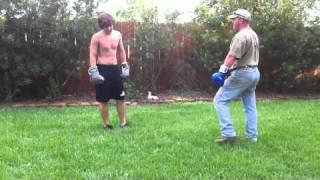 Boxing Dad vs Son