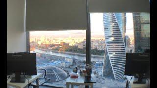 Офис в Москва-Сити за 130.000р. с видом на центр с 28 этажа. Обзор.