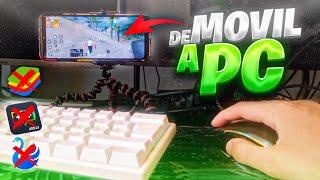 CONVIERTE tu CELULAR en una PC GAMER!!! Como Jugar FREE FIRE con TECLADO y MOUSE en TELEFONO