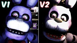 FNAF 1 Rewritten Old vs. New Jumpscares Comparison