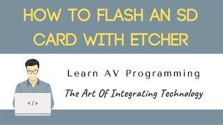 NodeRED & Raspberry Pi Part 1: Flash an SD card with etcher