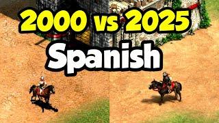 Spanish - Through the Ages (2000 vs 2025)