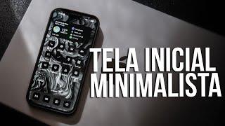 Como fiz essa Tela Inicial Minimalista no meu iPhone 15 Pro!