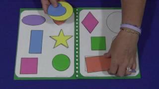 Shape Match File Folder Game