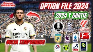 PES 2021 AL 2024 OPTION FILE PS4 PS5 PC COMPLETO Y GRATIS NUEVA TEMPORADA