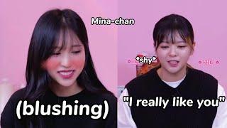 jeongyeon's *confession* that caught mina righthanded