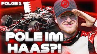 Im HAAS ganz an DIE SPITZE?! - Mission FERRARI STARTET - Folge 1 Karriere in F1 24 | CutterLukas