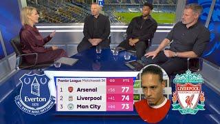 Everton vs Liverpool 2-0 The Title Race With Liverpool Is Over? Virgil Rooney And Carragher Reaction