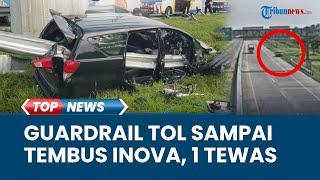 WNA Jepang Tewas dalam Laka Tunggal Tol Solo-Ngawi, Besi Pengaman Tol Tembus ke Dalam Mobil