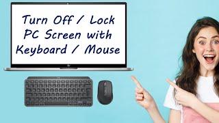 Turn off display shortcut windows 11 | Lock screen shortcut - keyboard or mouse
