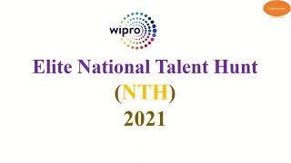 Wipro Elite National Talent Hunt 2021 NTH