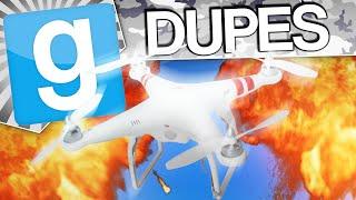 DRONE BATTLE - Gmod Dupes (Garry's Mod Funny Moments)