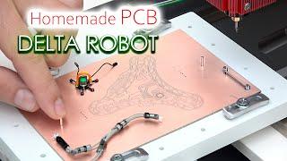 Milling of the PCB for delta robot