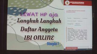 Langkah Langkah Mendaftar ANGGOTA IBI #ibi #daftaranggotaibi #ibionline #daftaribionline #bidan