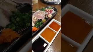 Delicious Japanese chicken sashimi - torisashi