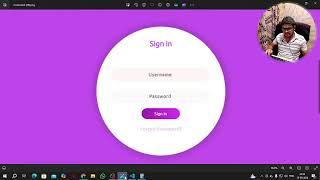 Create Login Form HTML | CSS | With Live