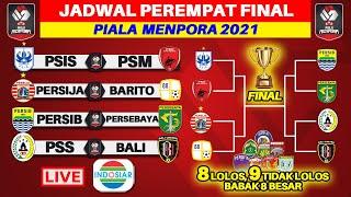 Jadwal Perempat Final Piala Menpora 2021 Hari Ini - Live Indosiar