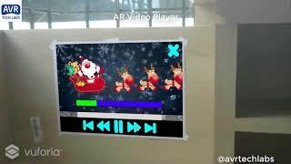 Augmented Reality (AR) Video Player Using Vuforia and Unity