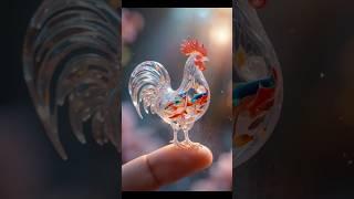 "Crystal-Clear Miniature Animals:#cute #minatures #miniatureworld