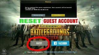 Recovering guest account PUBG