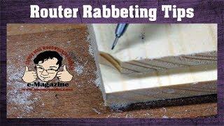 Four important tips for better router rabbets