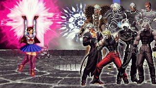 [KOF Mugen] Asuka G.Z Vs Nest Bosses, Rugal Team