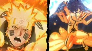 All Naruto Six Path Sage Mode NxB Vs Naruto Six Path Sage Mode Ninja Storm 4