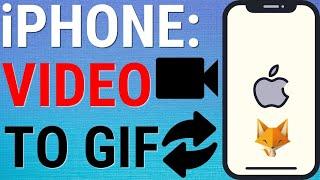 How To Convert Videos To GIFs on iPhone EASILY!