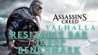 Assassin's Creed Valhalla Resizable Bar Benchmark 1080P on RTX 3090