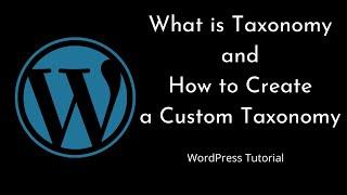 How to create a Custom Taxonomy  | WordPress | Beginners Tutorial | Tutorial - 13