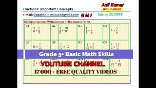 FRACTION How to Simplify Multiply and Divided with Many Extended Examples Using Simple Strategy