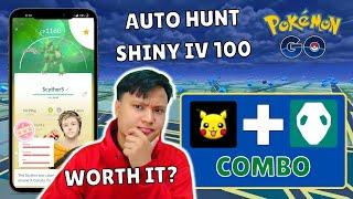 Tutorial Auto Hunt Shiny IV 100 | Combo Pokelist + Polygon# Pokemon Go [ROOT]
